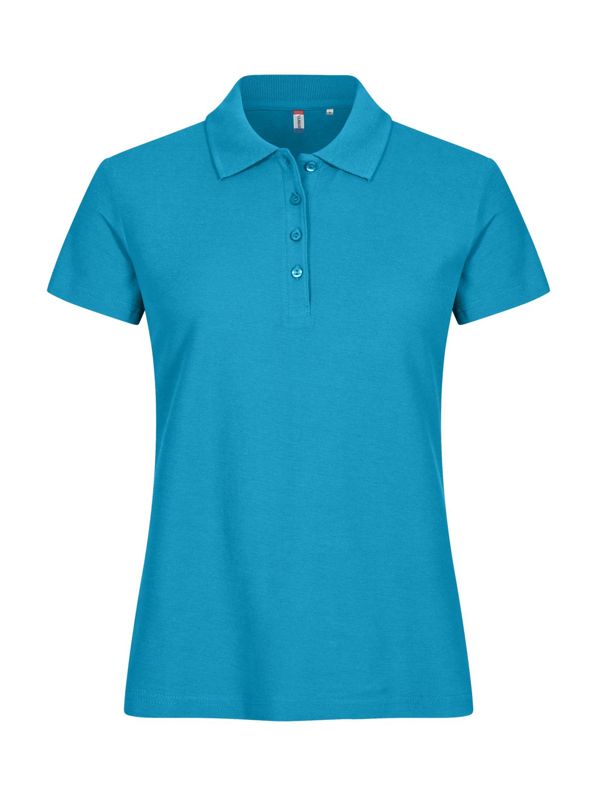 Clique Basic Polo – dame – Turkis – forside