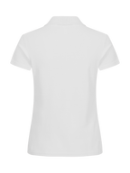 Clique Basic Polo – dame – Hvit – bakside