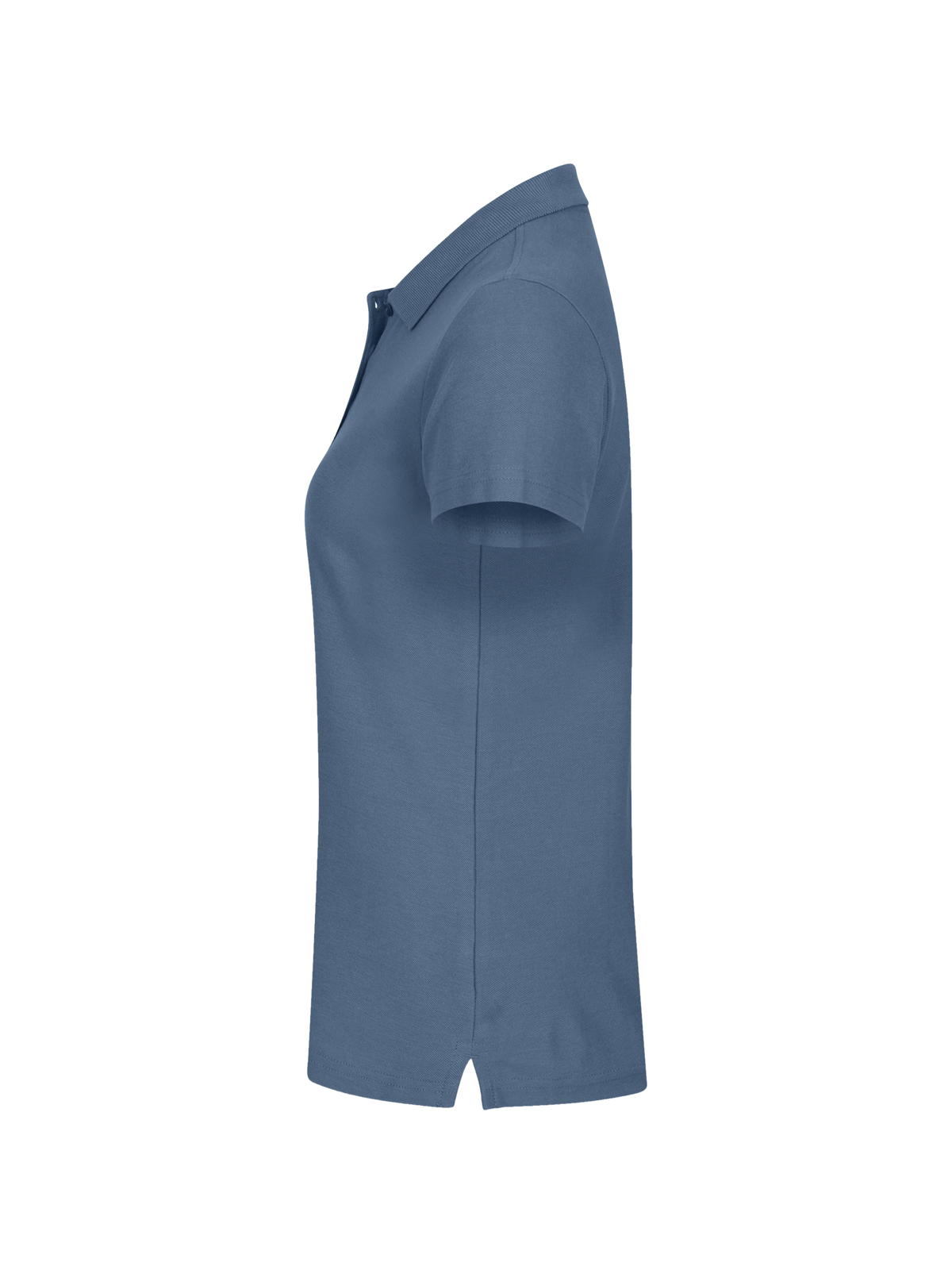 Clique Basic Polo – dame – Stålblå – venstre side