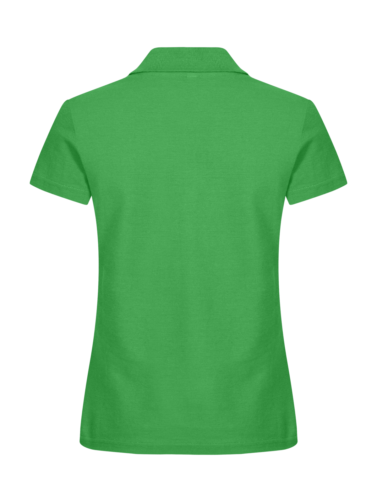 Clique Basic Polo – dame – Eplegrønn – bakside
