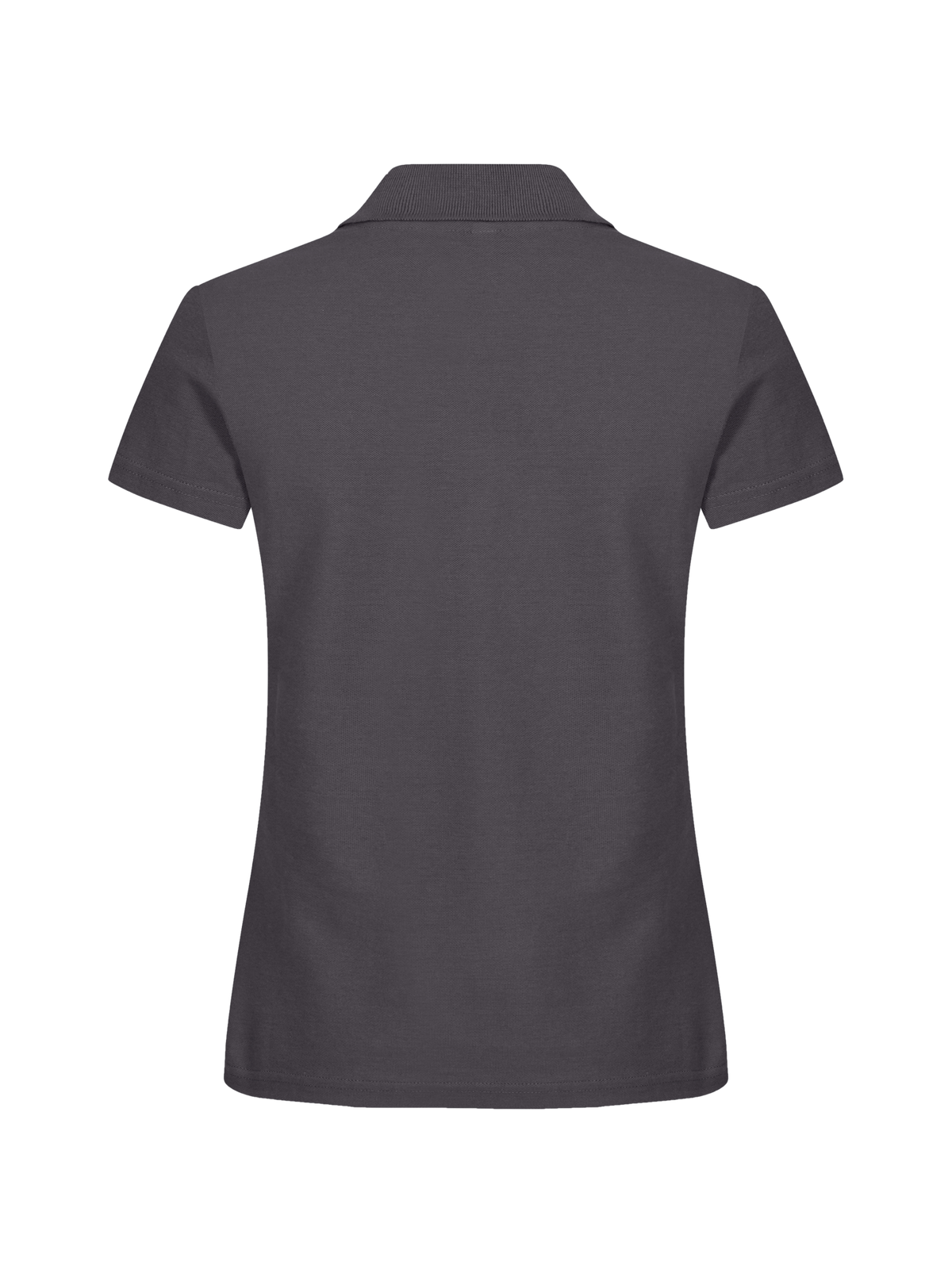 Clique Basic Polo – dame – Metallgrå – bakside