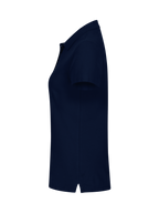 Clique Basic Polo – dame – Mørk marineblå – venstre side