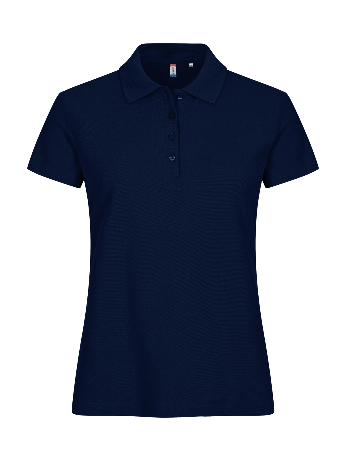 Clique Basic Polo – dame – Mørk marineblå – forside