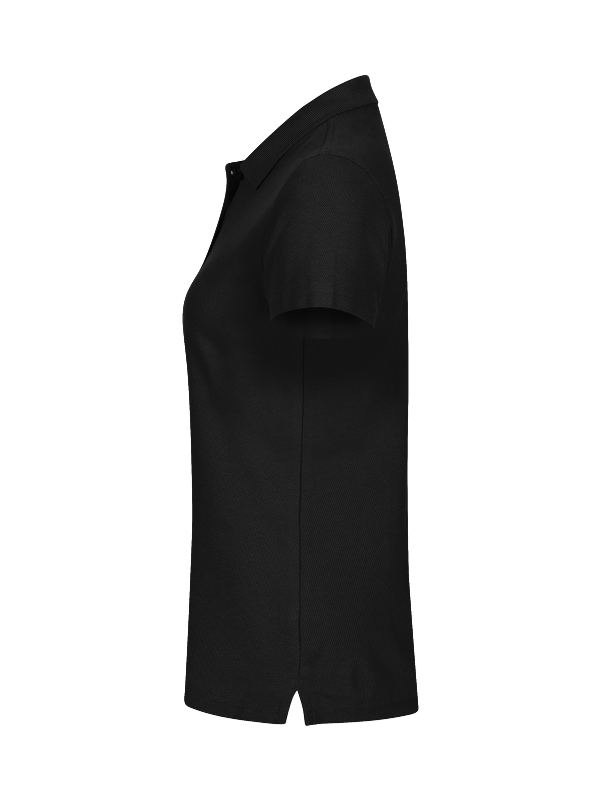 Clique Basic Polo – dame – Svart – venstre side