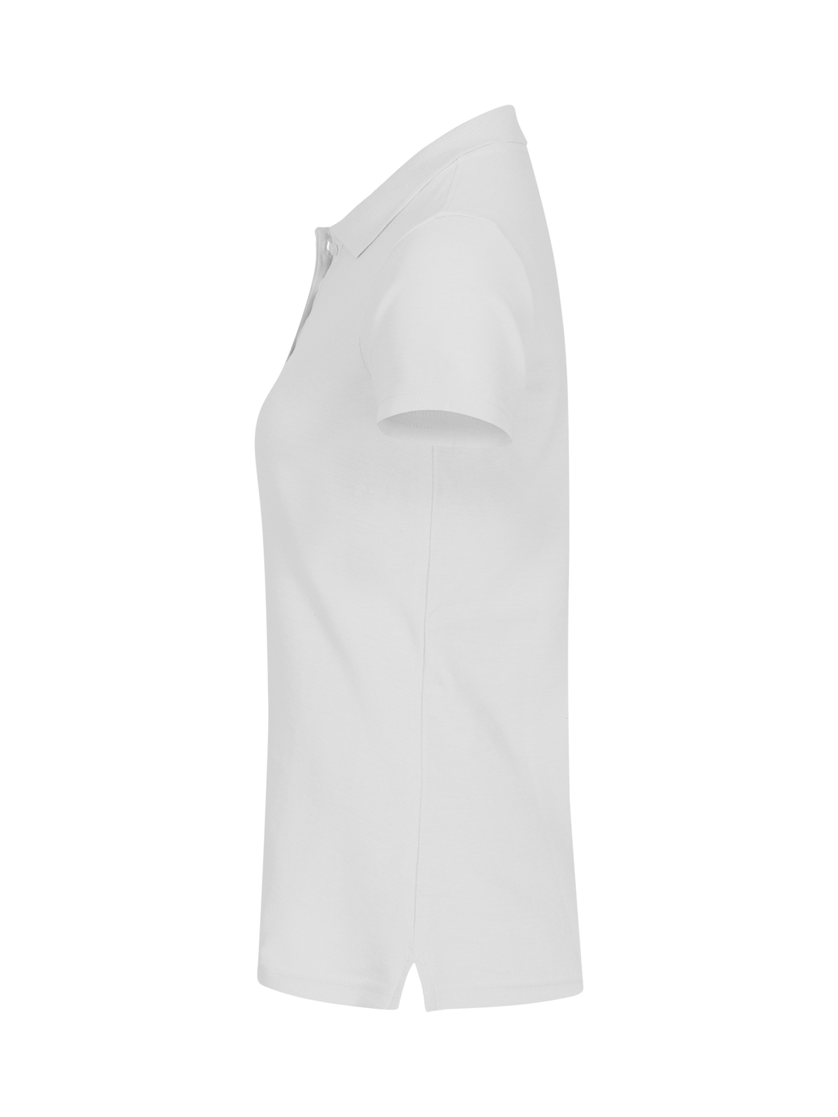 Clique Basic Polo – dame – Hvit – venstre side