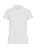 Clique Basic Polo – dame – Hvit – forside