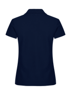 Clique Basic Polo – dame – Mørk marineblå – bakside
