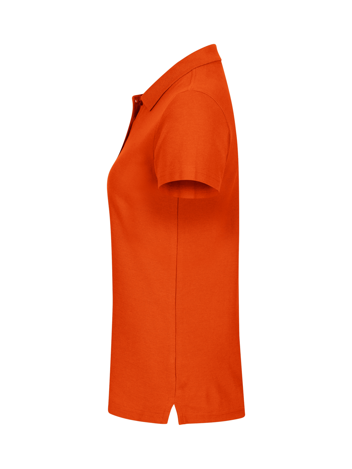 Clique Basic Polo – dame – Blodoransje – venstre side