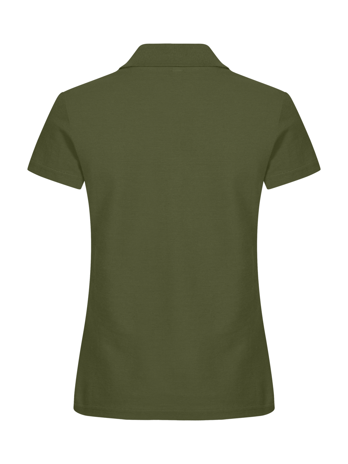 Clique Basic Polo – dame – Armygrønn – bakside
