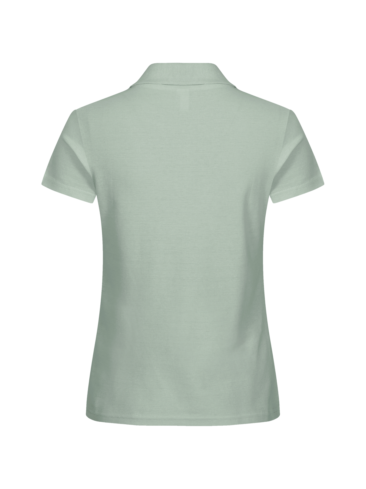 Clique Basic Polo – dame – Salviegrønn – bakside