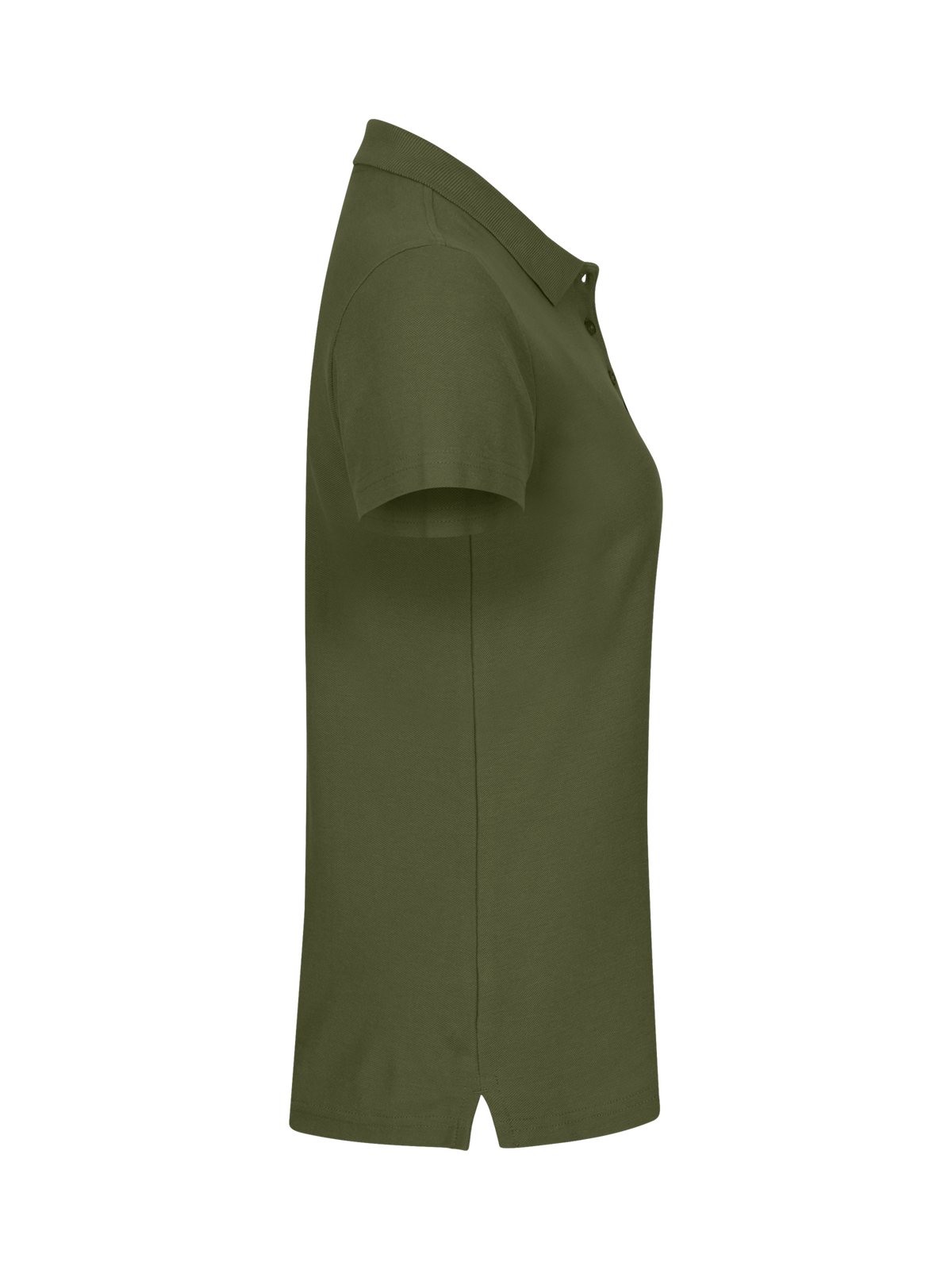 Clique Basic Polo – dame – Armygrønn – høyre side