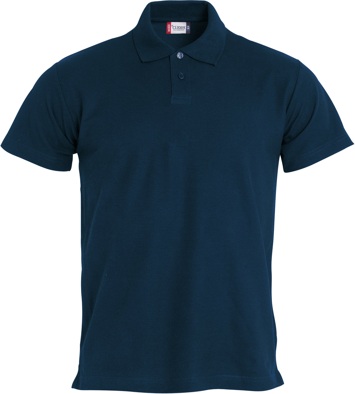 Clique Basic Polo S/S – junior – Mørk marineblå – forside