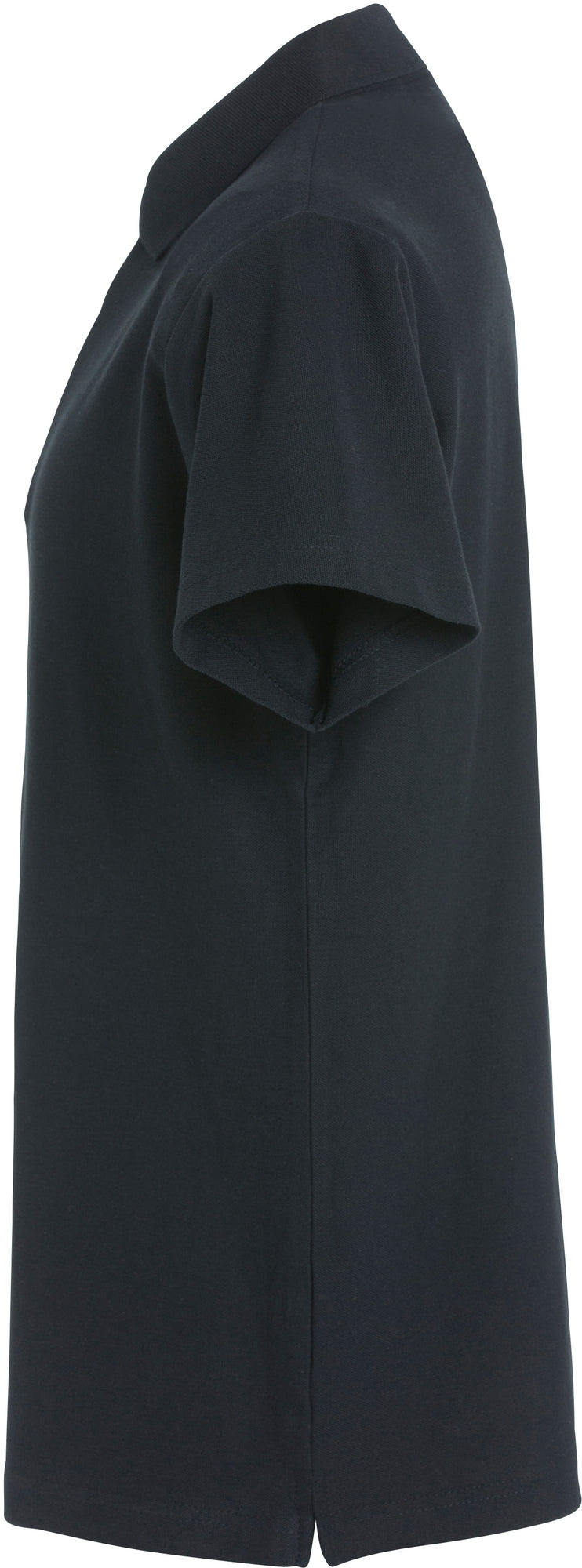 Clique Basic Polo S/S – junior – Svart – venstre side