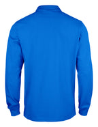 Clique Basic Polo L/S – junior – Blå – bakside