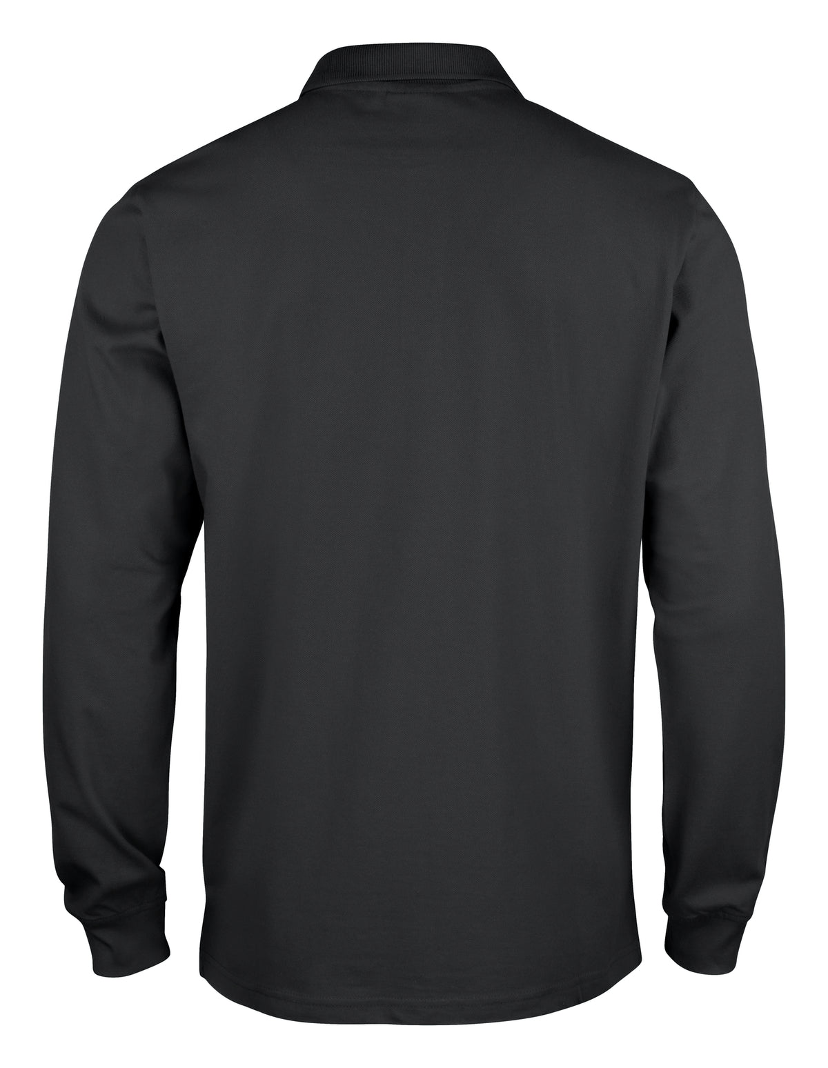 Clique Basic Polo L/S – junior – Svart – bakside
