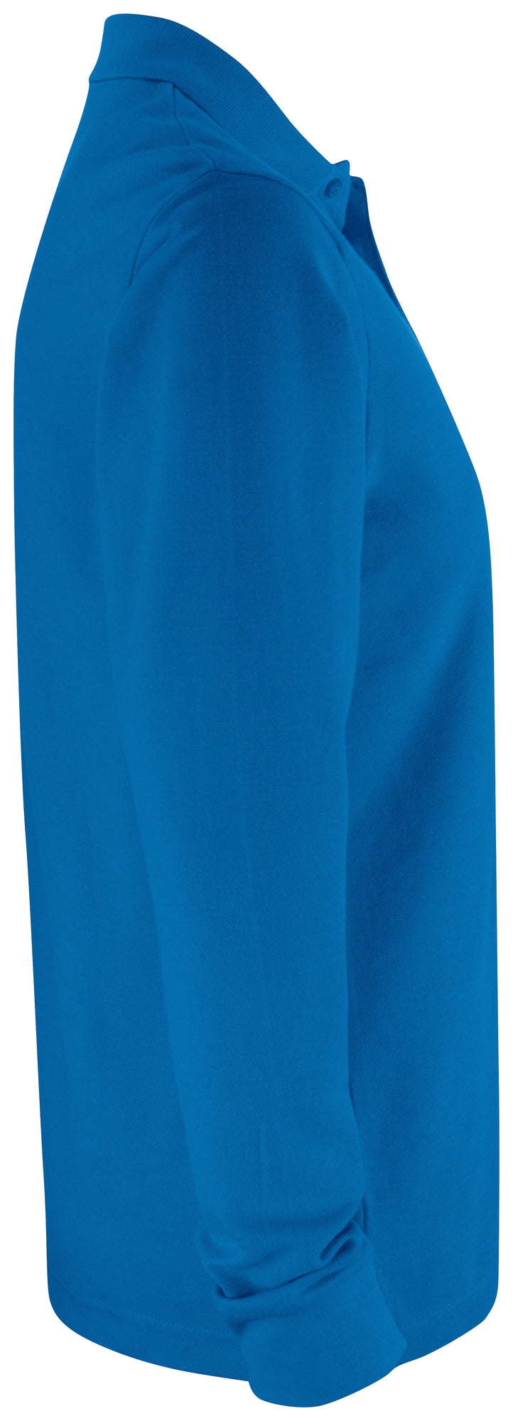 Clique Basic Polo Pocket L/S – Kongeblå – høyre side