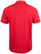 Clique Basic Active Polo – Rød – bakside