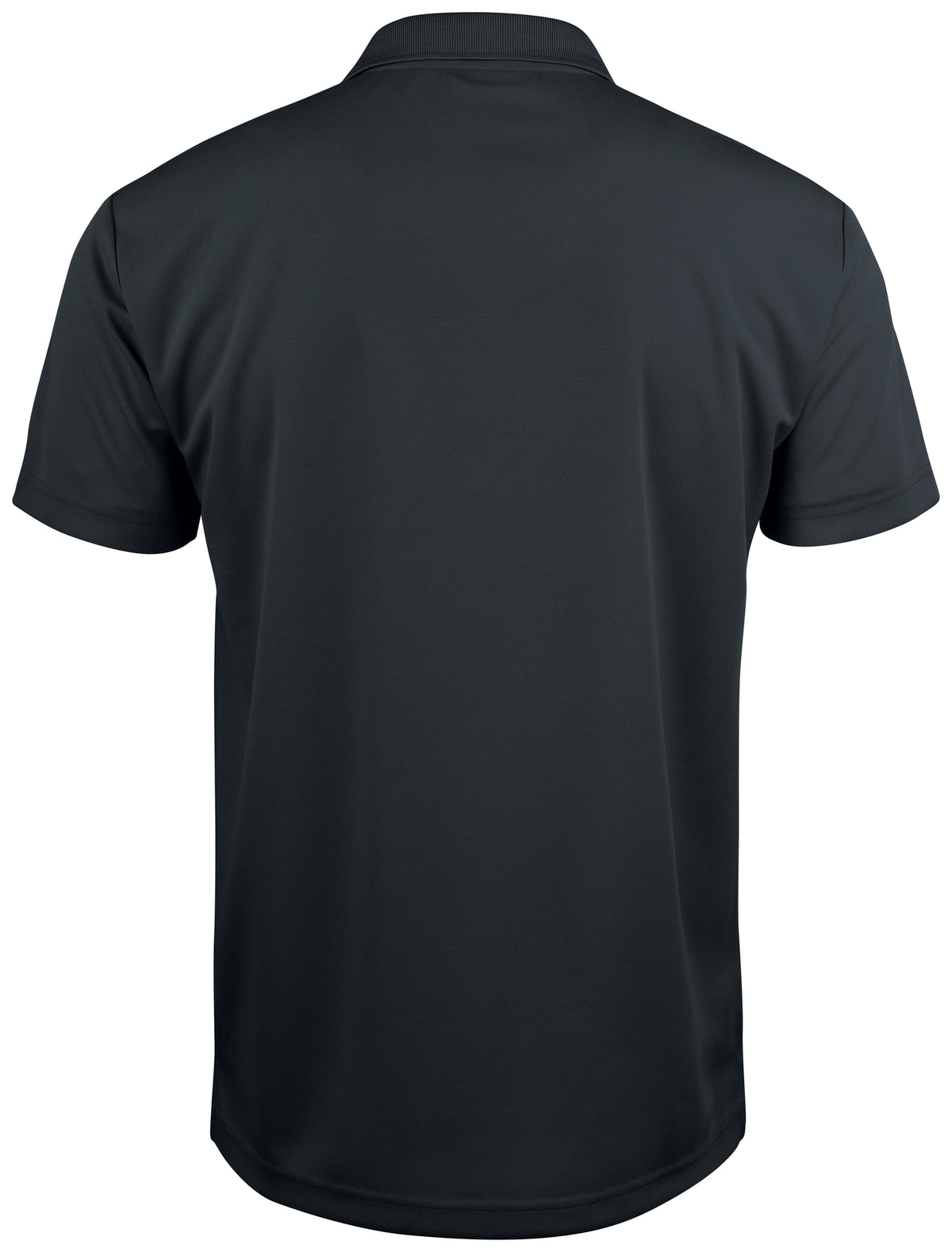Clique Basic Active Polo – Svart – bakside