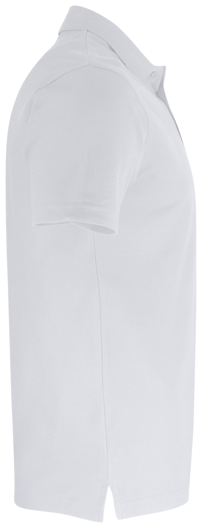 Clique Basic Polo Pocket – Hvit – høyre side