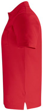 Clique Basic Polo Pocket – Rød – venstre side