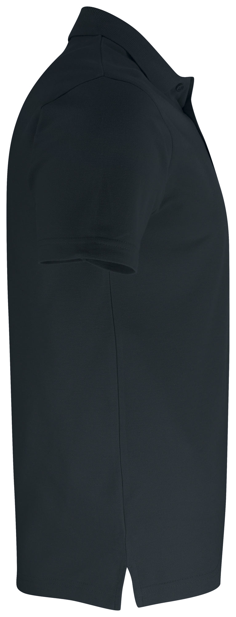 Clique Basic Polo Pocket – Svart – høyre side