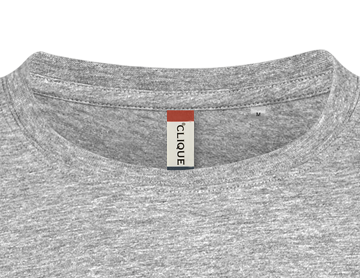 Clique Basic-T – Askegrå – produktbilde