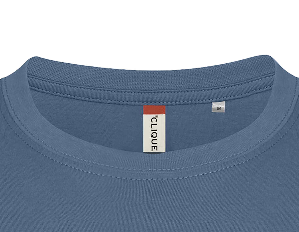 Clique Basic-T – Stålblå – produktbilde