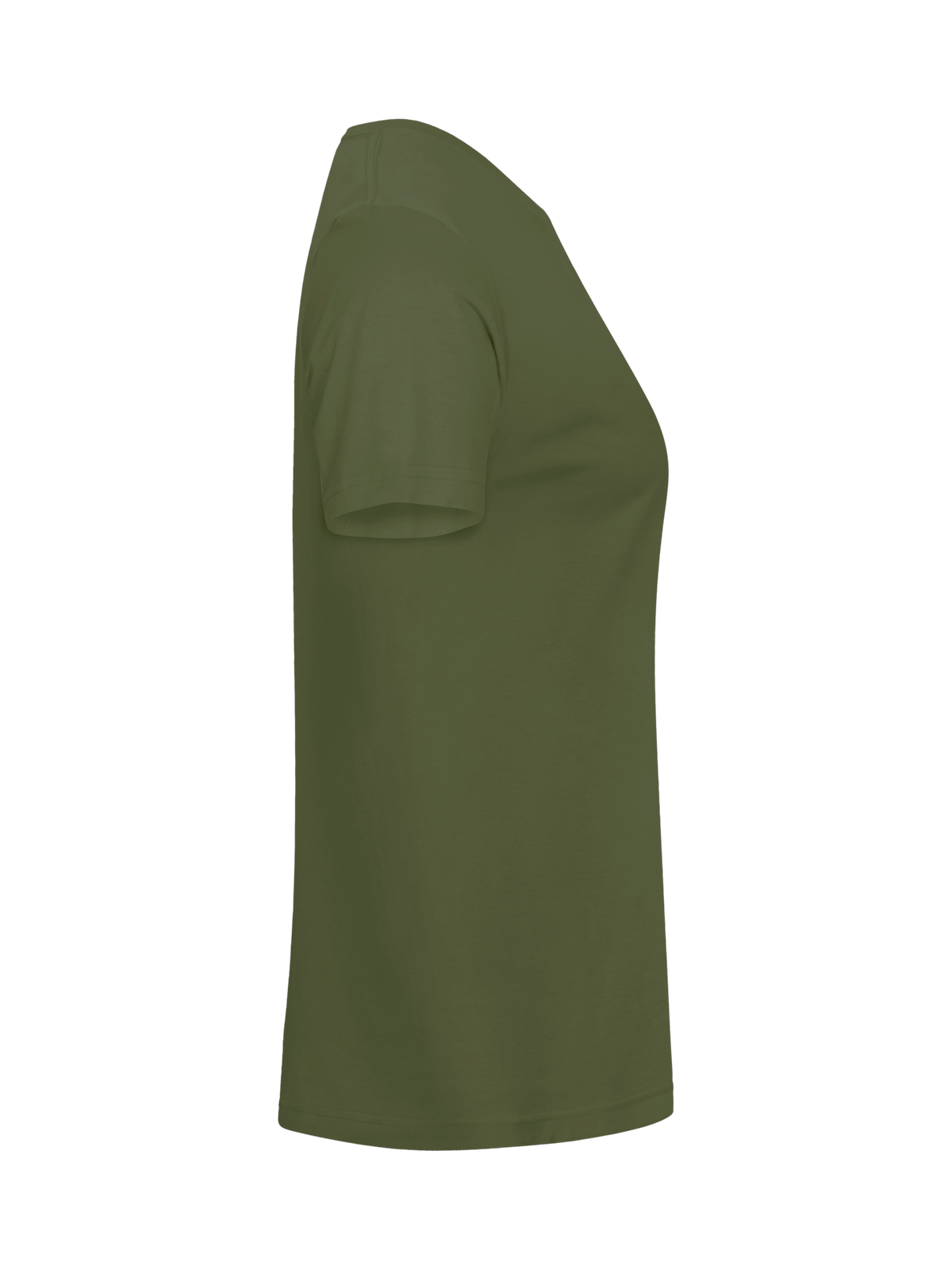Clique Basic-T – dame – Armygrønn – høyre side