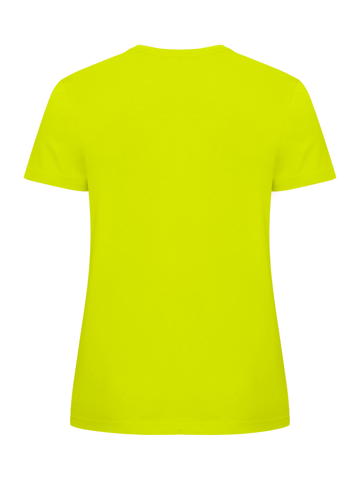 Clique Basic-T – dame – Signalgrønn – bakside