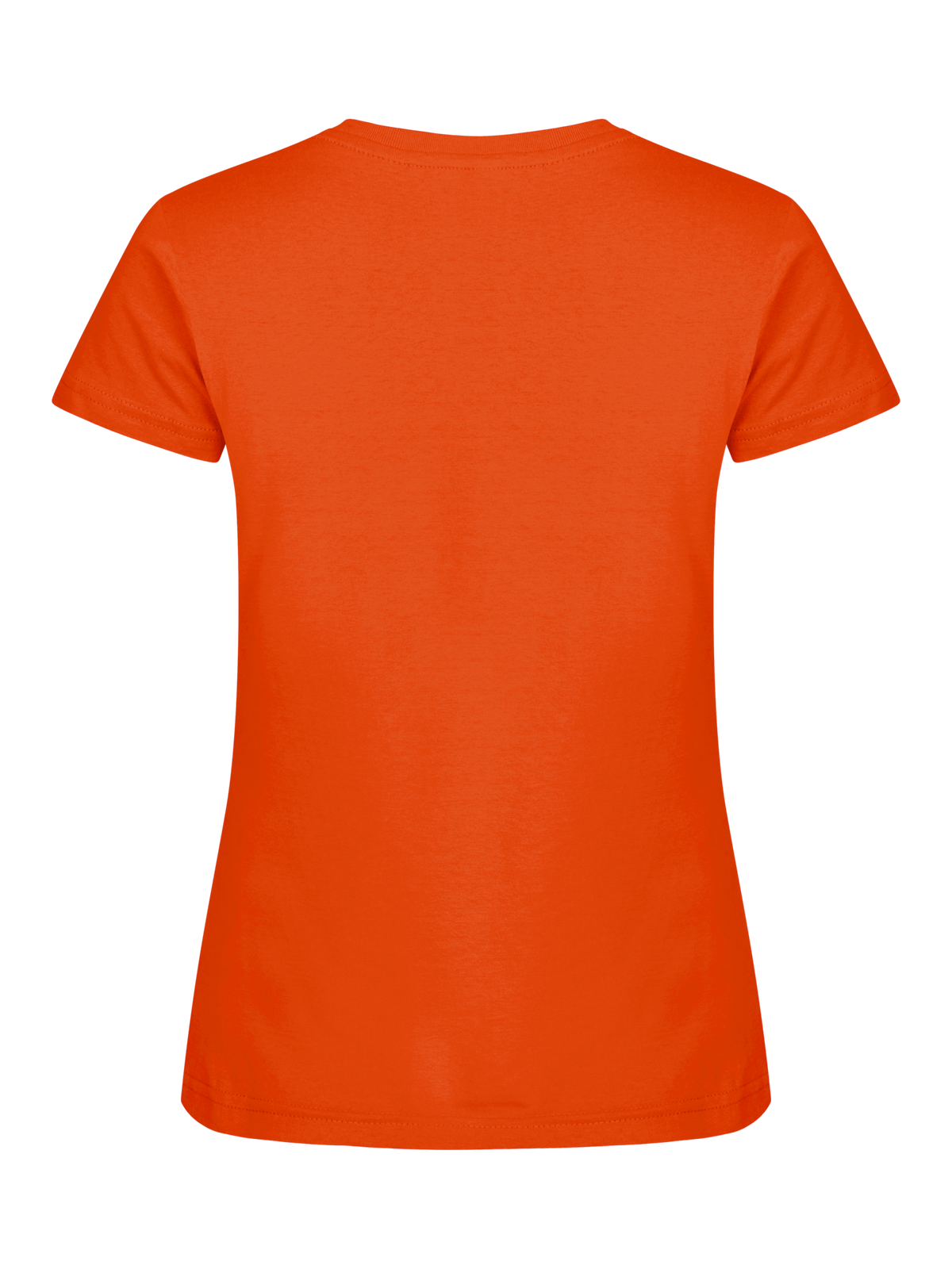 Clique Basic-T – dame – Blodoransje – bakside