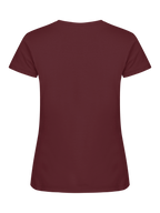 Clique Basic-T – dame – Burgunder – bakside