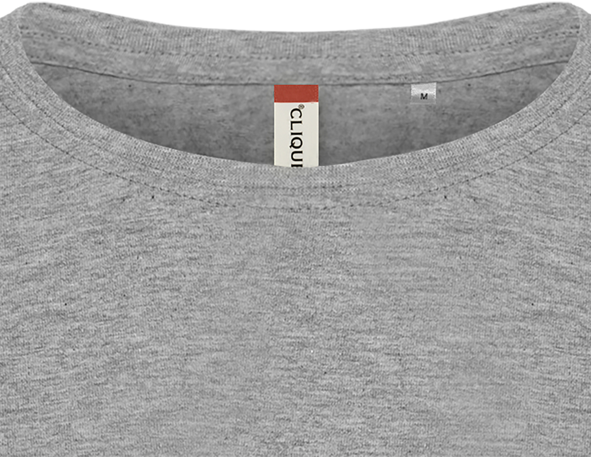 Clique Basic-T – dame – Gråmelert – produktbilde