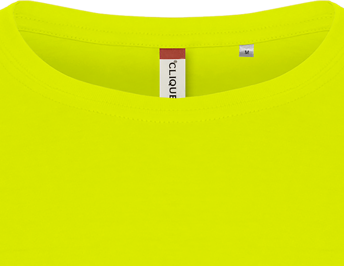Clique Basic-T – dame – Signalgrønn – produktbilde