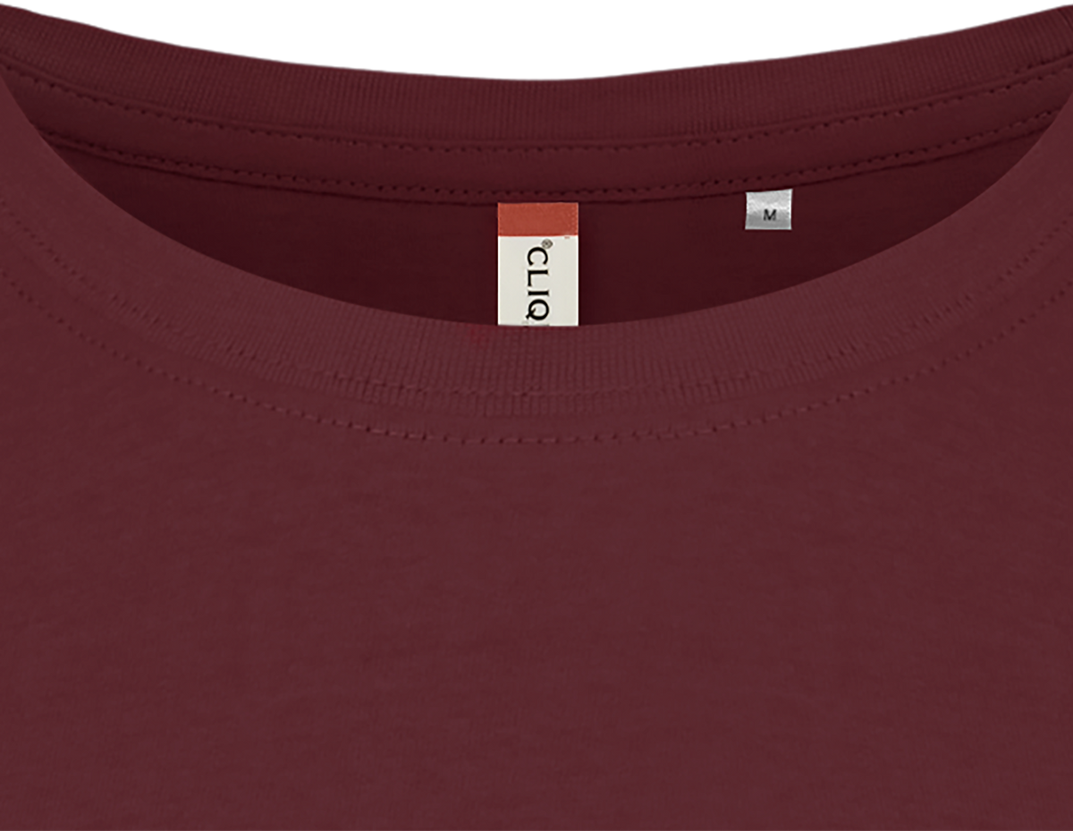 Clique Basic-T – dame – Burgunder – produktbilde