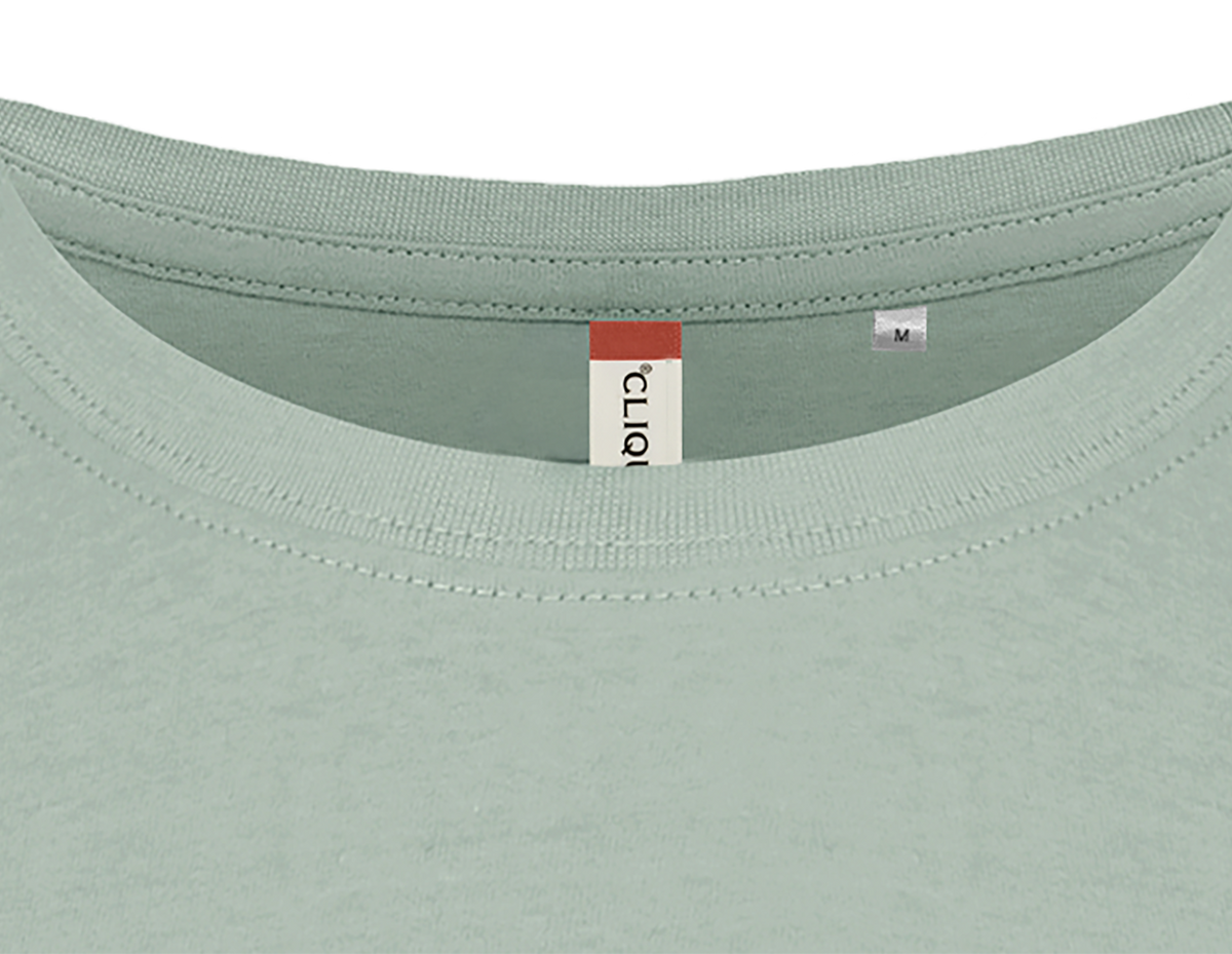 Clique Basic-T – dame – Salviegrønn – produktbilde