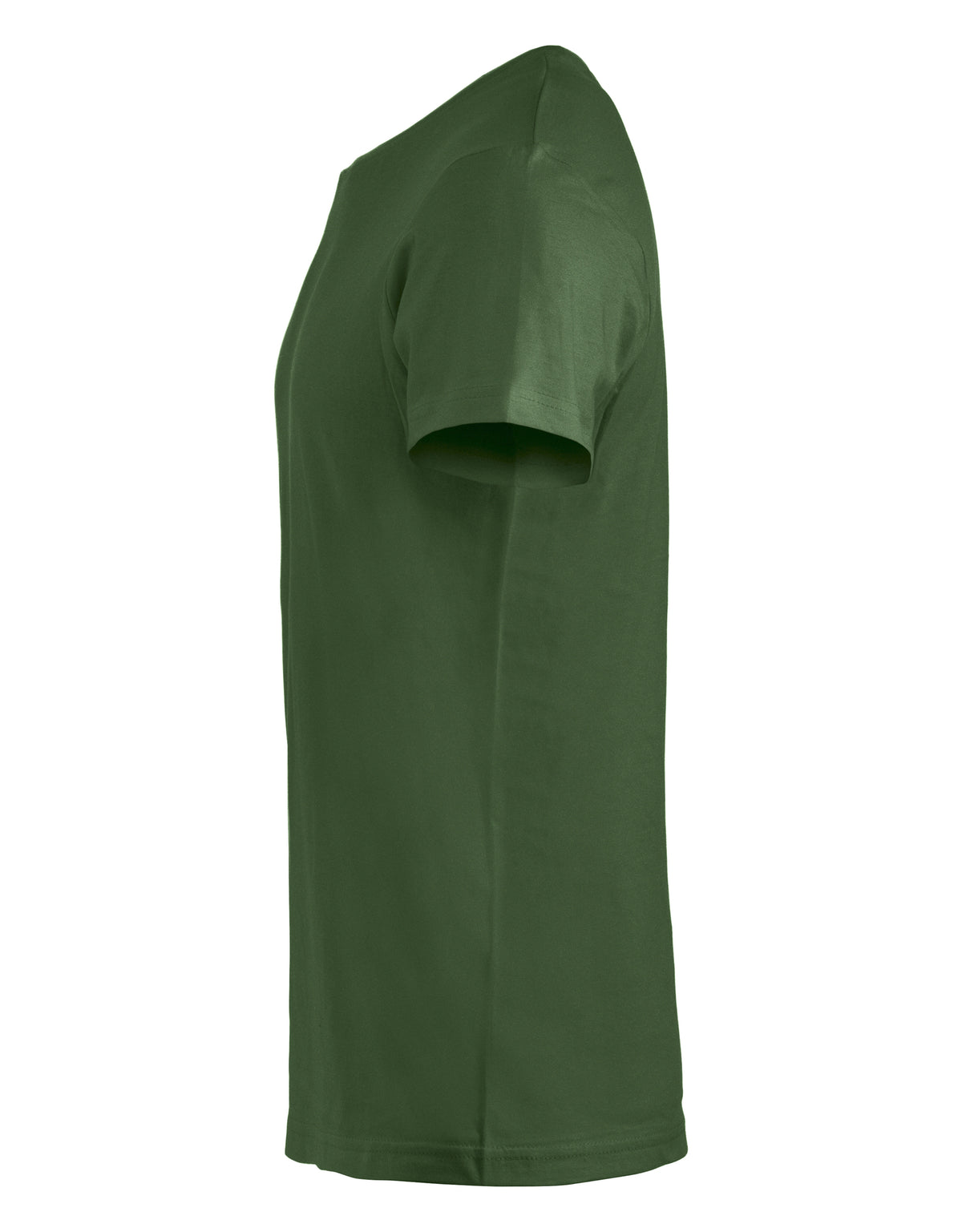 Clique Basic-T – junior – Flaskegrønn – produktbilde