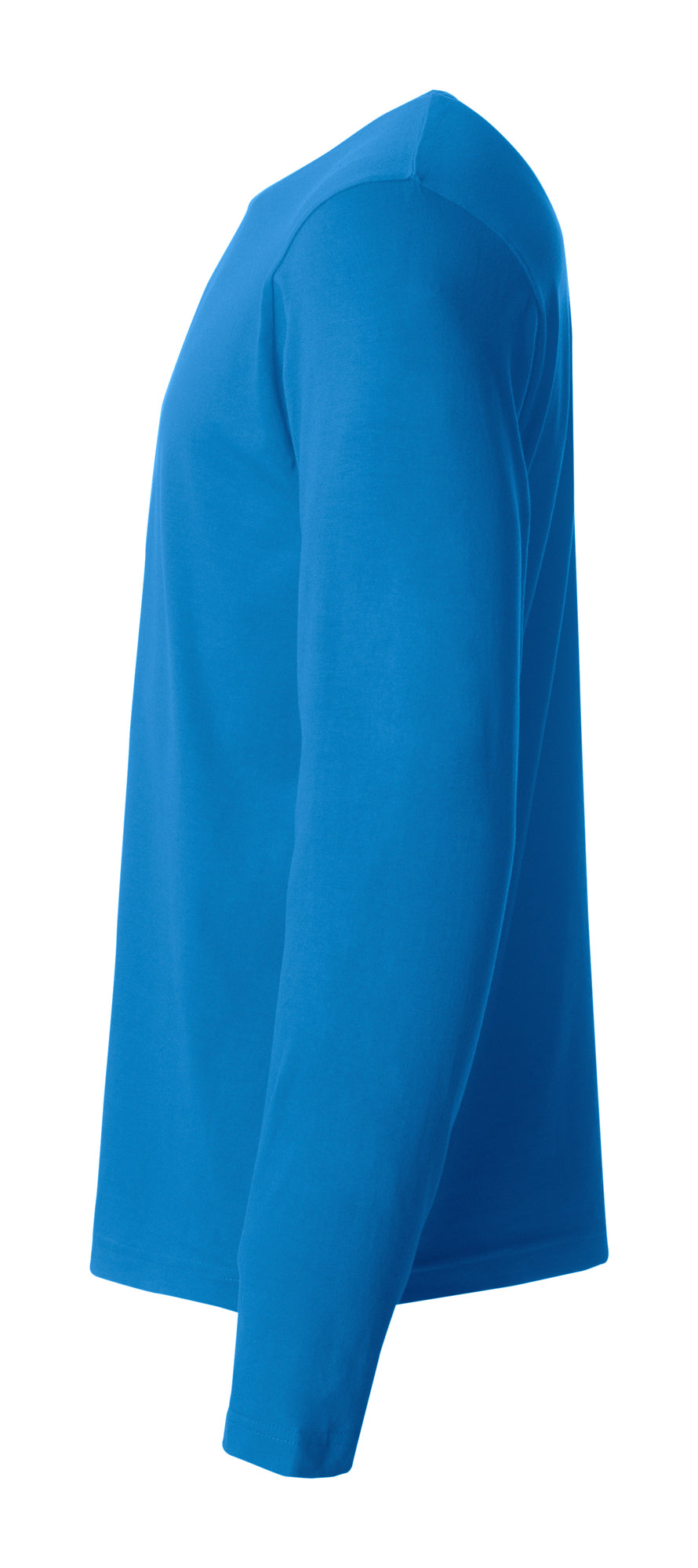 Clique Basic-T L/S – Kongeblå – venstre side