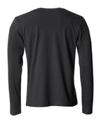 Clique Basic-T L/S – Svart – bakside