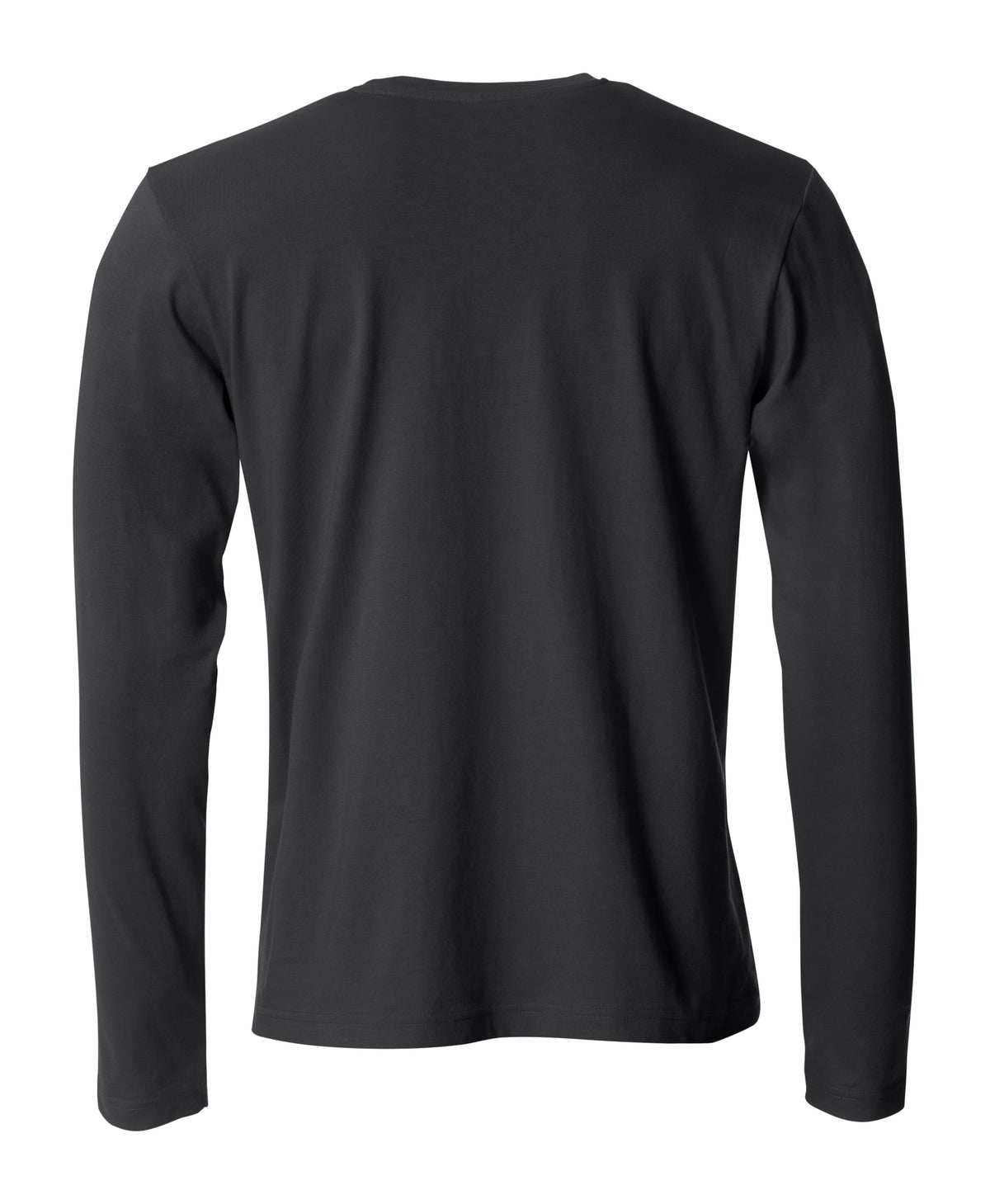 Clique Basic-T L/S – Svart – bakside