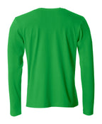 Clique Basic-T L/S – Eplegrønn – bakside