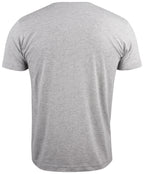 Clique Basic-T V-neck – Gråmelert – bakside