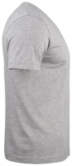 Clique Basic-T V-neck – Gråmelert – høyre side