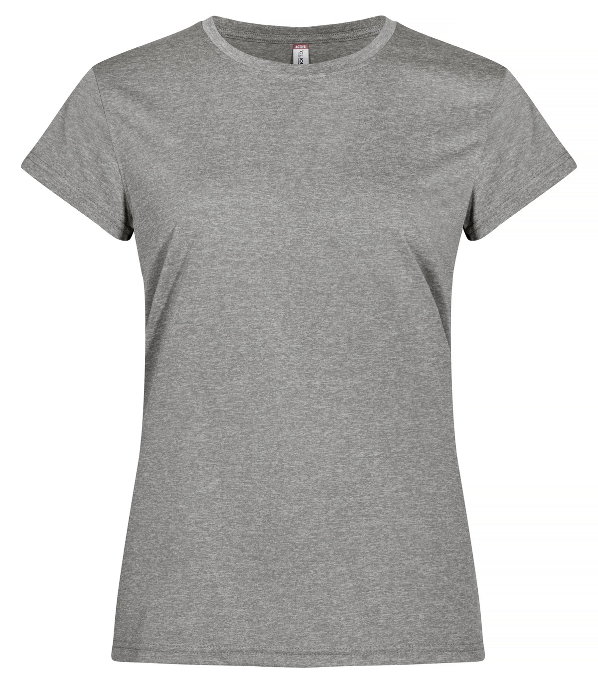 Clique Basic Active-T – dame – Gråmelert – forside
