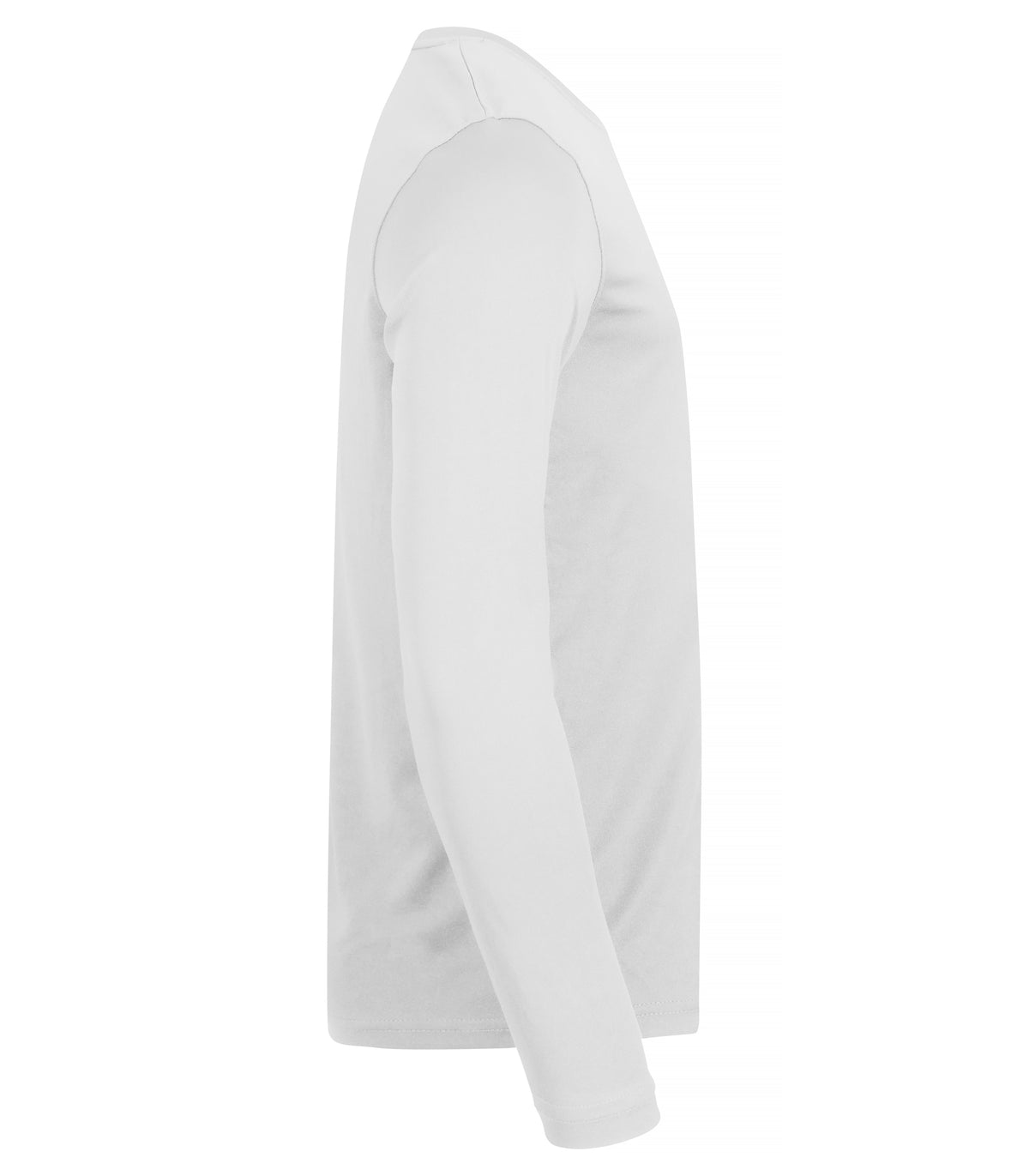 Clique Basic Active-T L/S – Hvit – høyre side