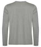 Clique Basic Active-T L/S – Gråmelert – bakside