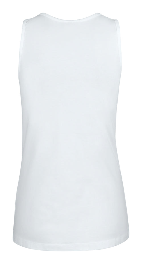 Clique Carolina Tanktop – Hvit – bakside