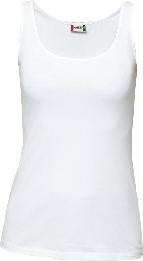 Clique Carolina Tanktop – Hvit – forside
