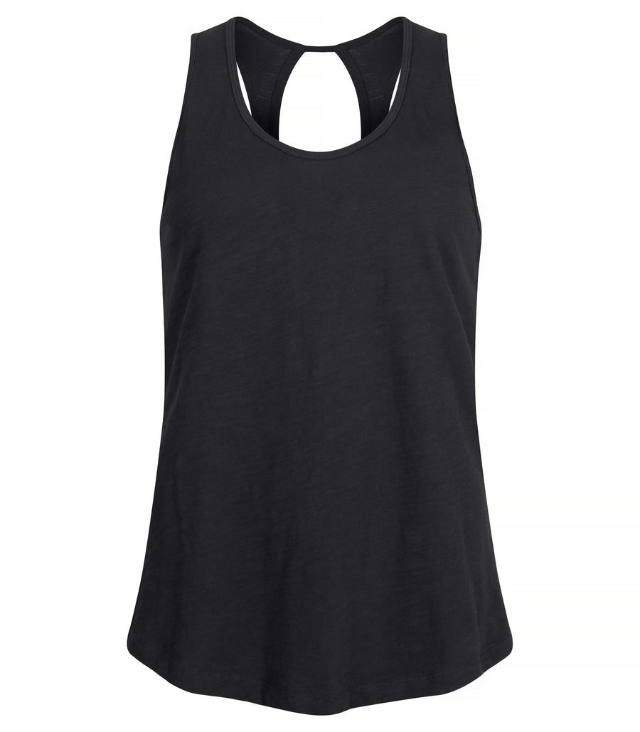 Clique Slub Tanktop – dame – Svart – forside