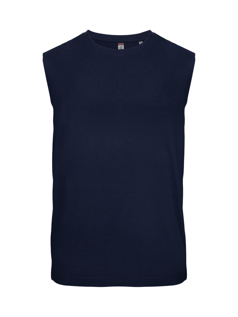 Clique Sleeveless – Mørk marineblå – forside