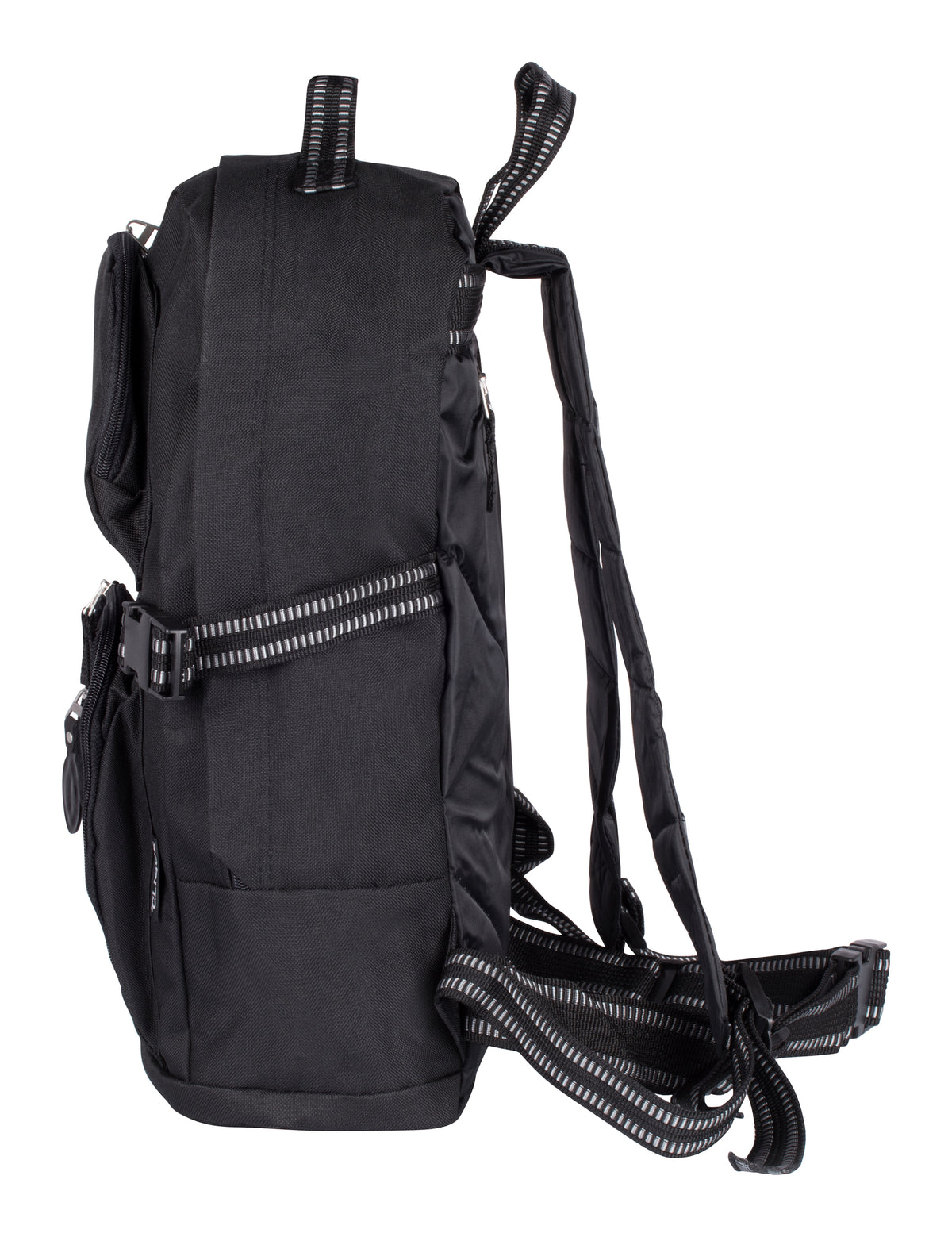 Clique Backpack – Svart – venstre side